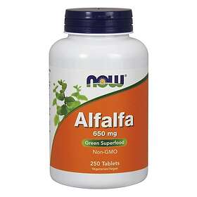 Now Foods Alfalfa, 650mg 250 tablets