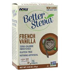 Now Foods Better Stevia Packets, French Vanilla 75 packets