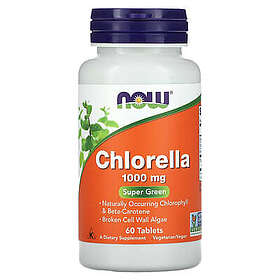 Now Foods Chlorella, 1000mg 60 tabs