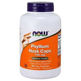 Now Foods Psyllium Husk with Apple Pectin, 700mg 180 vcaps