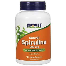 Now Foods Spirulina Natural, 500mg 120 vcaps