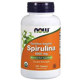 Now Foods Spirulina Organic, 1000mg 120 tabs