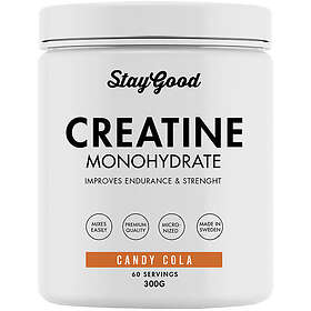 StayGood Kreatinmonohydrat Sura Colanappar 300g