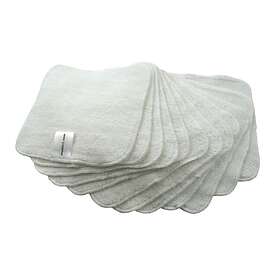 MuslinZ Bamboo Cotton Terry Wipes vita 12 st