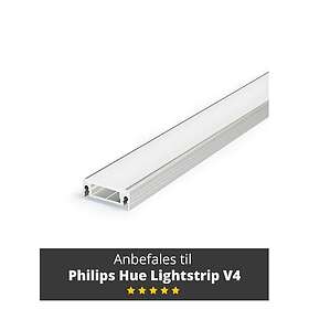 Light Solutions Aluminum Profile Model S for Philips Hue and LIFX ALU 1 m