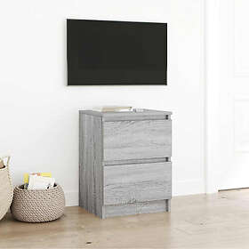 vidaXL TV-bänk grå sonoma 40x35x54 cm konstruerat trä