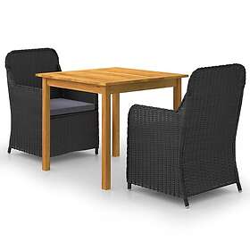 vidaXL Högtalarstativ 2 st härdat glas 3-pelarmodell svart & silver