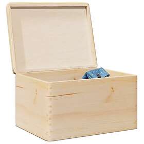 vidaXL Storage Box 40x30x23cm Solid Pine