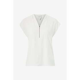 Calvin Klein Heavy Georgette SS Zip Blouse (Dam)