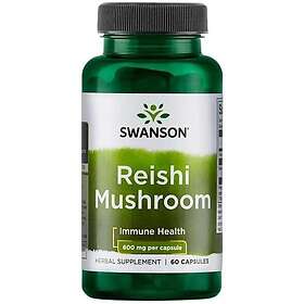 Swanson Reishi Mushroom, 600mg 60 caps