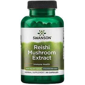 Swanson Reishi Mushroom Extract, 500mg 90 caps