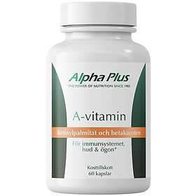 Alpha Plus A-vitamin 60 kapslar