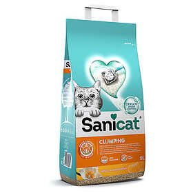 Sanicat Vanilla & Mandarine klumpbildande strö 8L