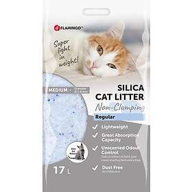 Flamingo Silica Cat Litter 17L 7,5kg