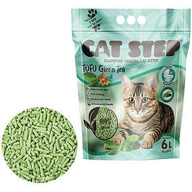 Cat Step Kattsand av Sojabönor Green Tea 6L