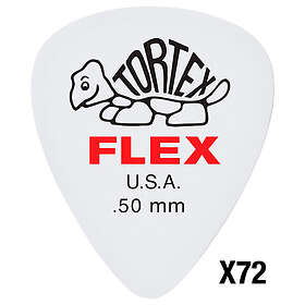 Jim Dunlop 428R050 Tortex Flex Standard 0.50mm 72-pack