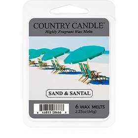 Country Candle Sand & Santal vaxsmältning 64g