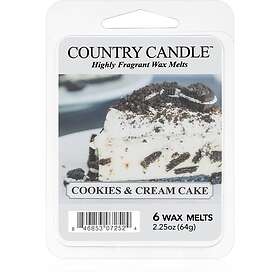 Country Candle Cookies & Cream Cake vaxsmältning 64g