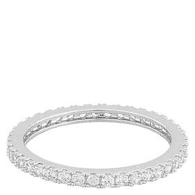 Snö Of Sweden Rio Thin Stone Ring Silver Clear M