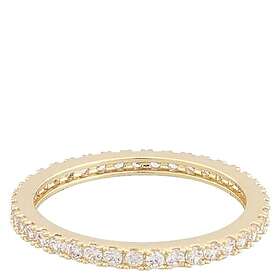 Snö Of Sweden Rio Thin Stone Ring Gold Clear L