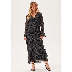 Bubbleroom V-Neck Frill Dress