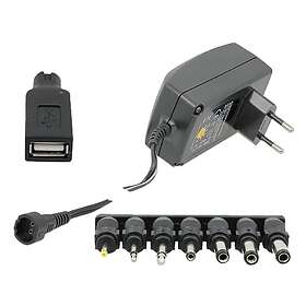 Edenwood Alimentation Universelle 3 À 12v 2,25a Noir