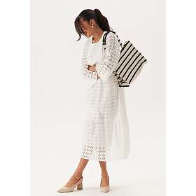 Happy Holly Broderie Anglaise Round Neck Dress