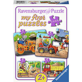 Ravensburger : My First Puzzle Construction Site Animals (2, 4, 6, 8)