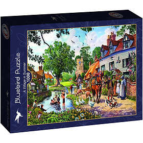 Bluebird Puzzle : Steve Crisp A Village in Summer (1000)