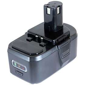 Batteriexperten Kompatibelt med Ryobi CAP-1801M, 18V, 3000 mAh
