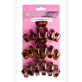 Brushworks Tortoiseshell Claw Clips 3-pack