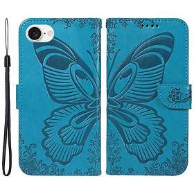 Trolsk Imprint Sweet Butterfly Wallet till iPhone 16e