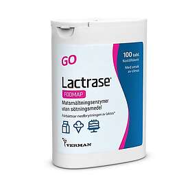 Lactrase GO Fodmap 100 Tabletter