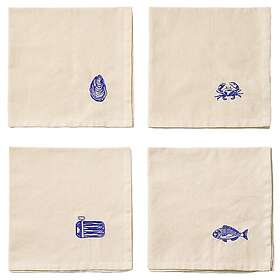 Midnatt La Mer servett 40x40 cm 4-pack