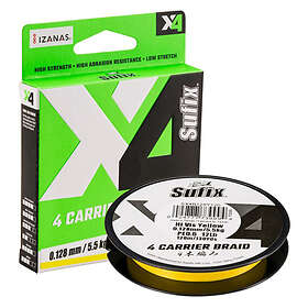 Sufix X4 Braid Hi Vis Yellow 150m 0,285mm 18,0kg
