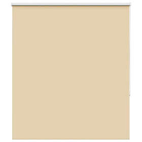 vidaXL Rullgardin mörkläggningsbeige 120x150 cm tyg bredd 116,6 cm