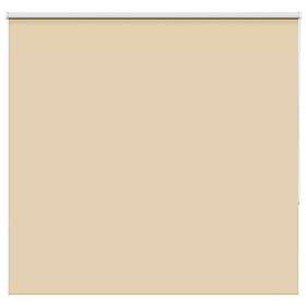 vidaXL Rullgardin mörkläggningsbeige 150x130 cm tyg bredd 146,6 cm