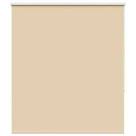 vidaXL Rullgardin mörkläggningsbeige 130x150 cm tyg bredd 126,6 cm