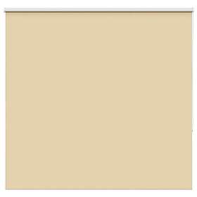 vidaXL Rullgardin mörkläggningsbeige 145x150 cm tyg bredd 141,6 cm