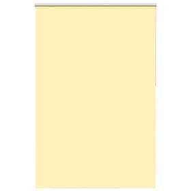 vidaXL Rullgardin mörkläggningsgul 155x230 cm tygbredd 151,6 cm