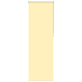 vidaXL Rullgardin mörkläggningsgul 85x230 cm tyg bredd 80,7 cm