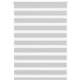 vidaXL Rullgardin zebra ljusgrå 95x100 cm tyg bredd 90,9 cm polyester