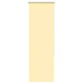 vidaXL Rullgardin mörkläggningsgul 40x150 cm tyg bredd 35,7 cm