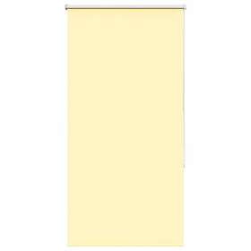 vidaXL Rullgardin mörkläggningsgul 70x175 cm tyg bredd 65,7 cm