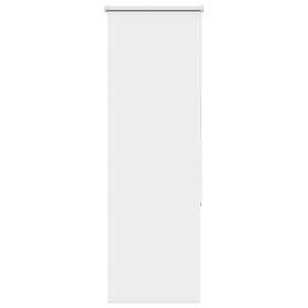 vidaXL Rullgardin mörkläggning vit 45x150 cm tyg bredd 40,7 cm