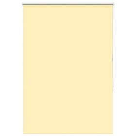 vidaXL Rullgardin mörkläggningsgul 105x150 cm tyg bredd 100,7 cm