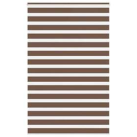 vidaXL Rullgardin zebra brun 150x230 cm tyg bredd 145,9 cm polyester