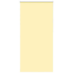 vidaXL Rullgardin mörkläggningsgul 115x230 cm tyg bredd 110,7 cm