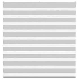 vidaXL Rullgardin zebra ljusgrå 145x150 cm tyg bredd 140,9cm polyester