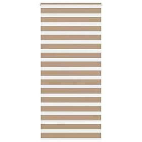 vidaXL Rullgardin zebra 110x200 cm tyg bredd 105,9 polyester